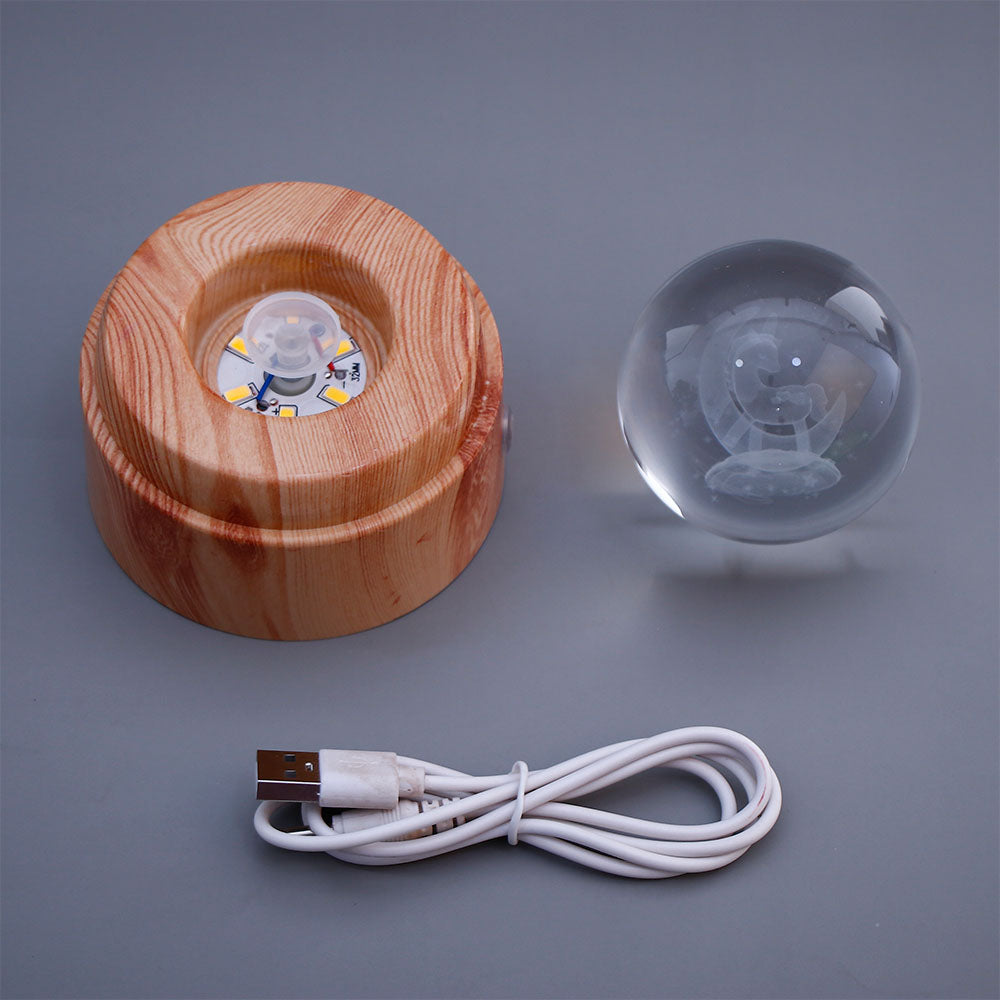 Unicorn Crystal Ball Lamp