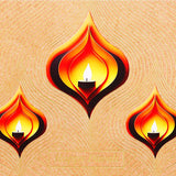Warm Diwali Seasons Greeting Card Pack Of 10