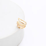 Golden Rinestones Earcuffs