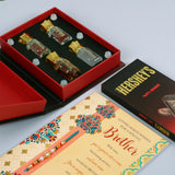 Ajmal Gold Series Perfume with Rakhi Greeting Card and Hersheys Dark Chocolate