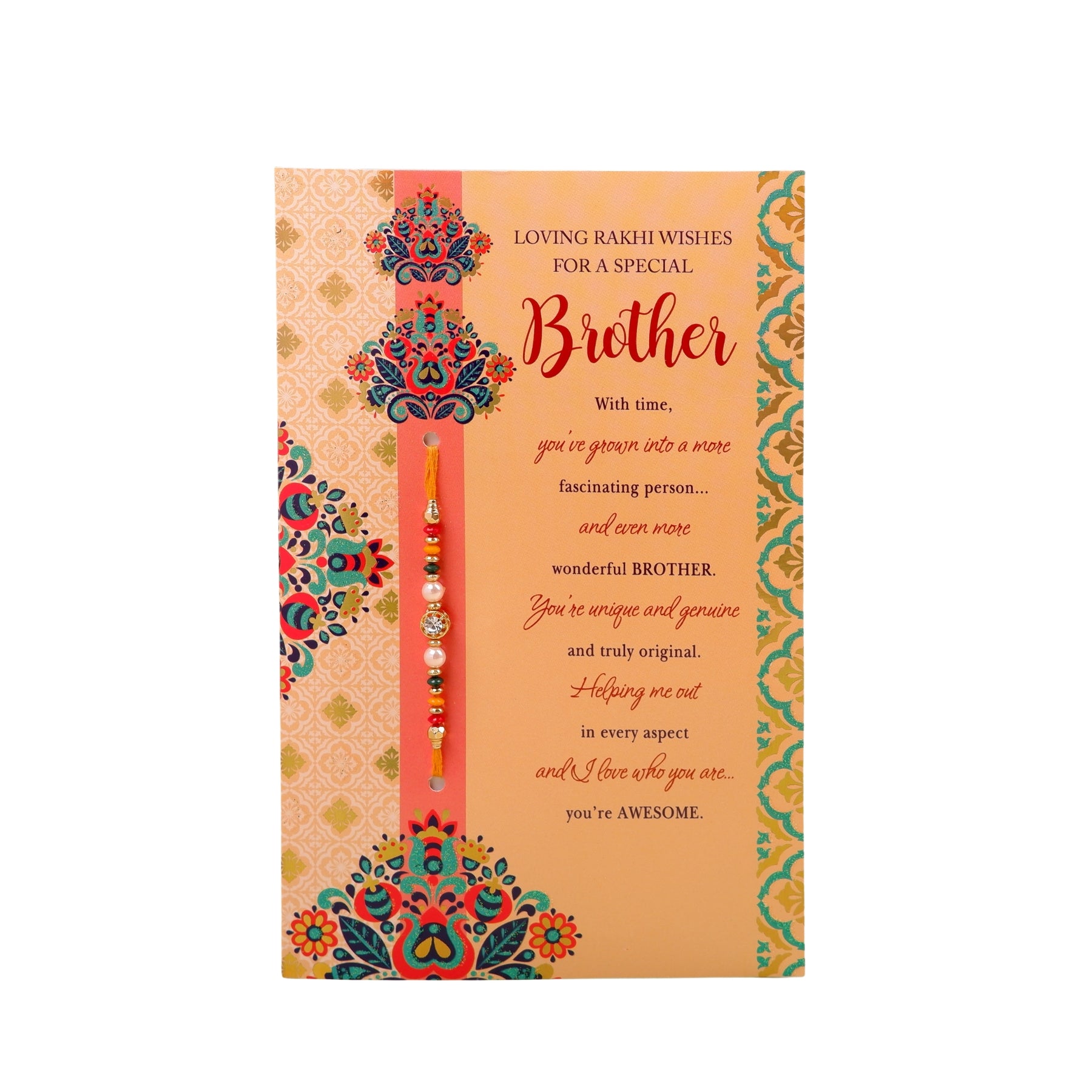 Loving Wishes Raksha Bandhan Greeting Card With Envelope Pack of 2