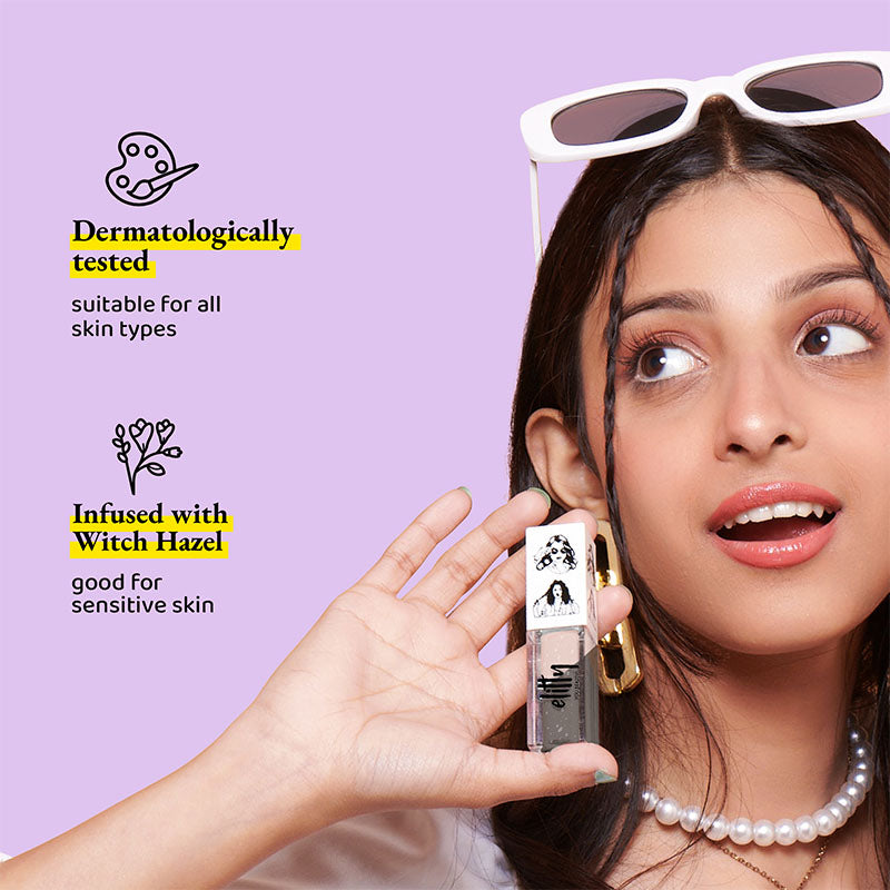 Elitty Jelly Lips- Transparent Lip Gloss for High Shine, Glossy Finish - Pretty Clear (4ml)