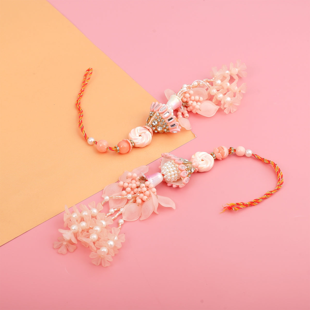 Traditional Coral Lumba Rakhi