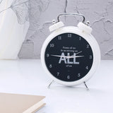 All Of Us Quoted Corporate Table Clock