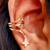 Celest Golden Earcuffs