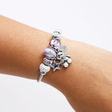 Teddy Charms Silver Bracelet