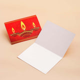 Diwali Wishes Seasons Greeting Card Pack Of 10