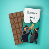 CHOKOR Best Team Ever - Milk Chocolate Bar