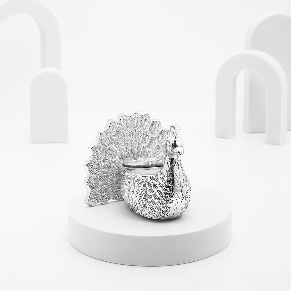 Peacock Diya Candle Holder