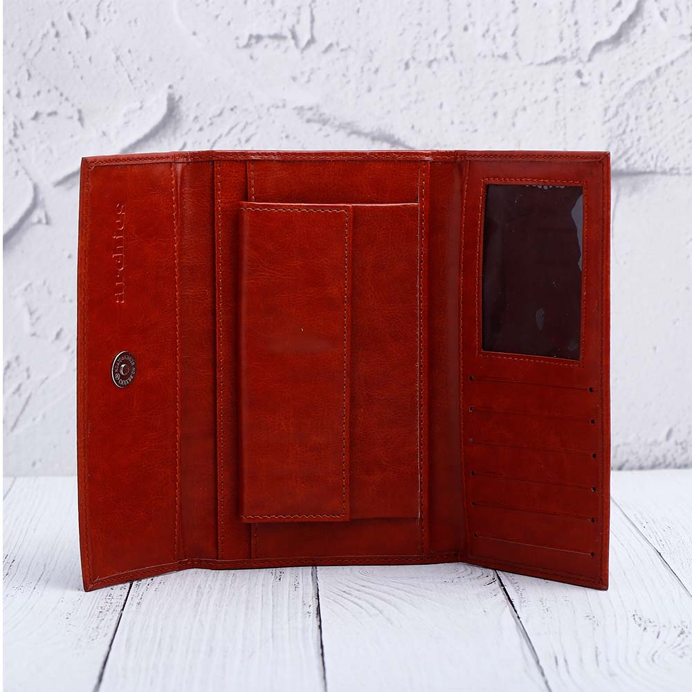 Men And Women Wallet Gift Set - Brown