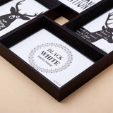 Midnight Black Multi-Space Photo Frame