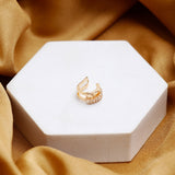 Golden Rinestones Earcuffs