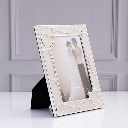 Blooming Love Silver Plated Photo Frame