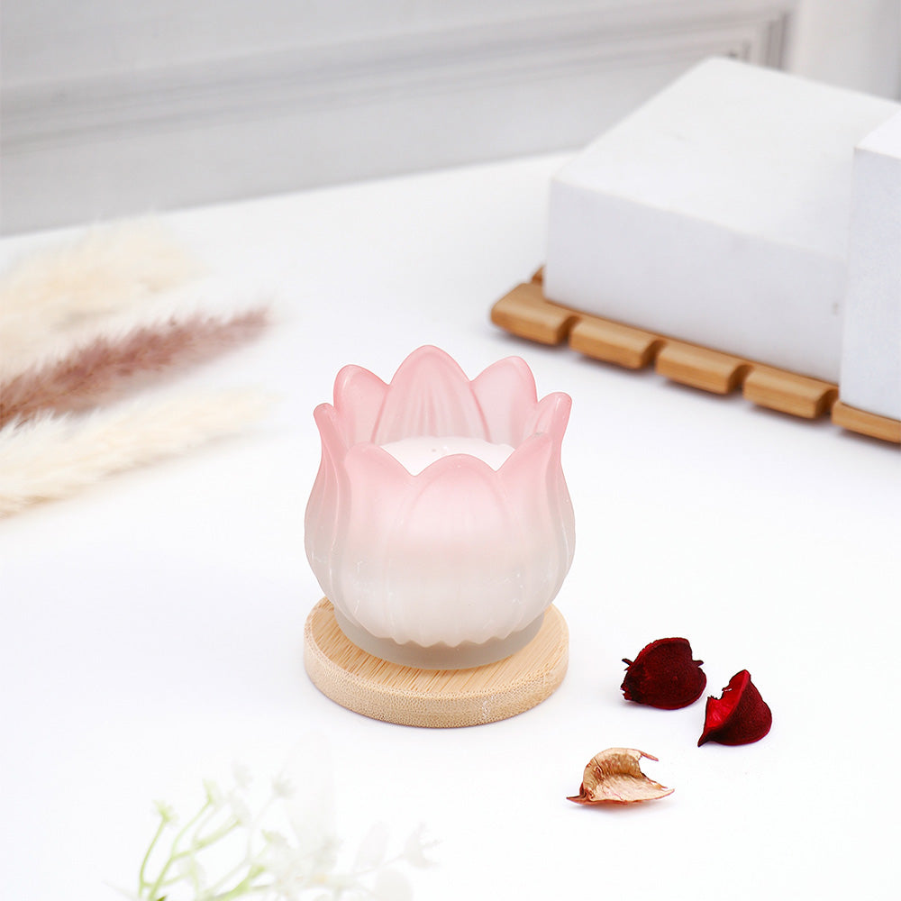 Scented Pink Lotus Candle