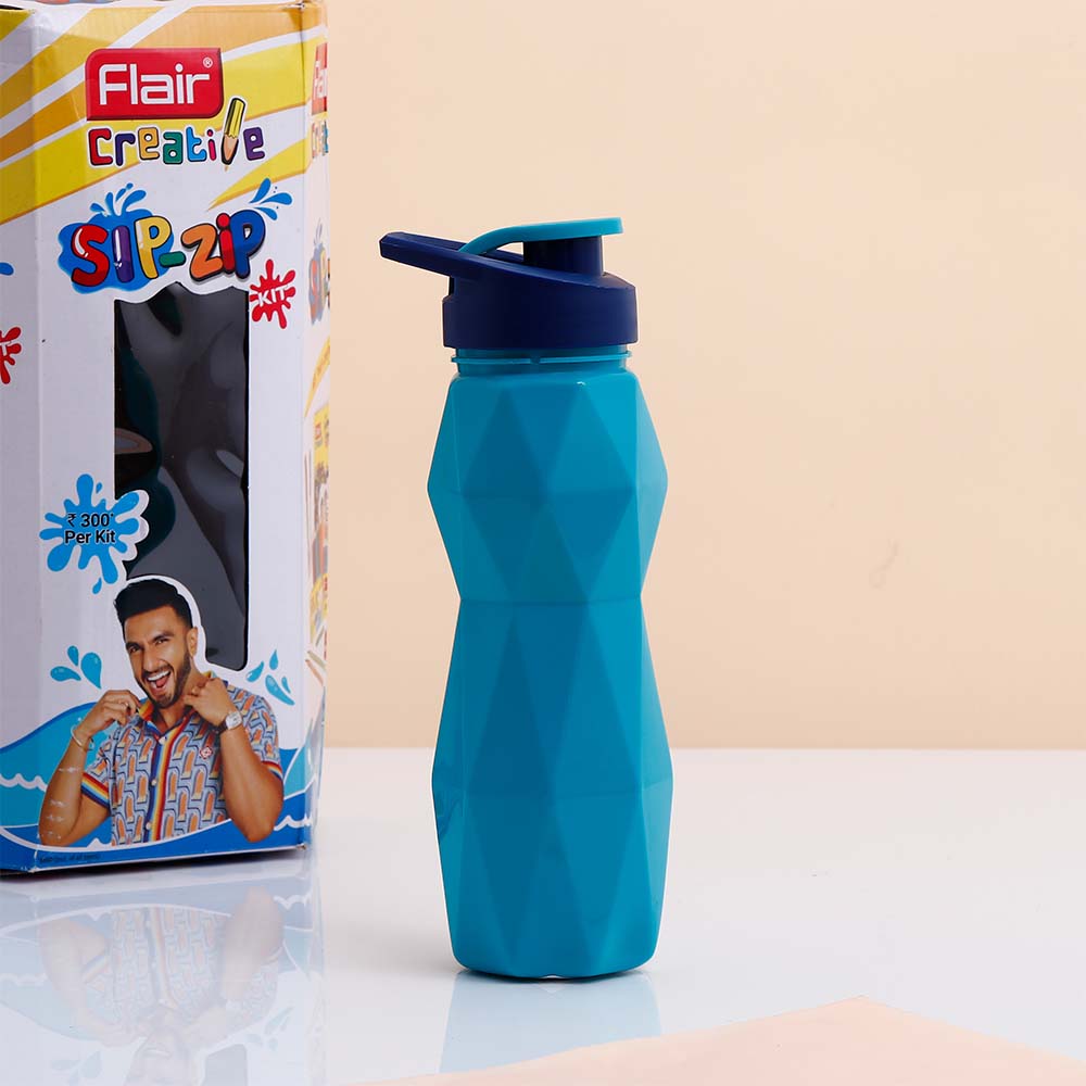 Flair Sip Zip Creative Kit with Blue Sipper
