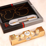 Rakhi Greeting Card with Black Notebook Gifting Set