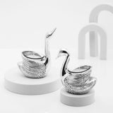 Pair of Swans Scented Candle Holders