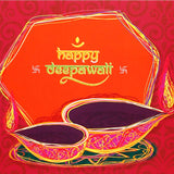 Shubh Deepavali Seasons Greeting Card Pack Of 10