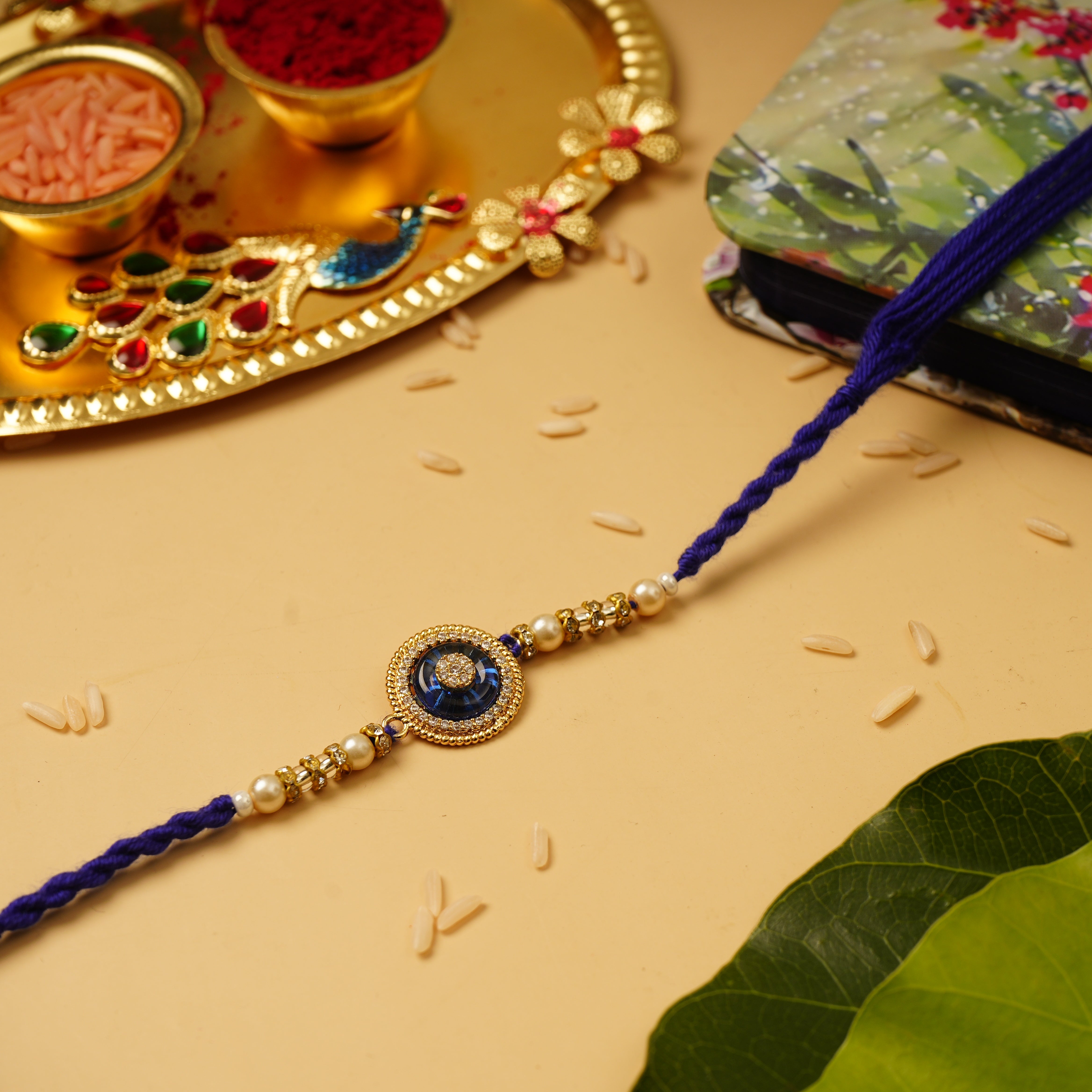 Traditional Blue Rakhi