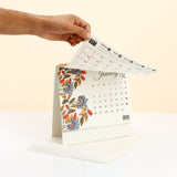 Textiles 2026 Desk Top Calendar With Envelope