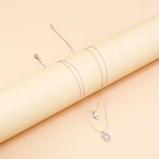 Cross Silver Chain Pendant