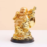 Blissful Golden Laughing Buddha
