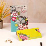 Linear Notebook with Greeting Card and Ferroro Rocher 200 GM
