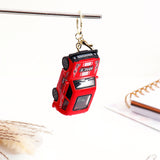 Red Safari Jeep Keychain