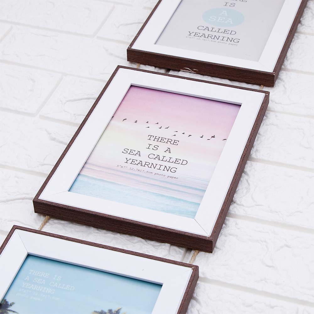 Sea Of Yearning Triple Space Hanging Frame