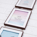 Sea Of Yearning Triple Space Hanging Frame