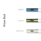 Elitty Prism Ombre Waterproof Liquid Eyeliner Combo | Pack of 3 Holographic Shades  (Green Brown,Silver Blue, Purple Blue)  |4 ML Each 
