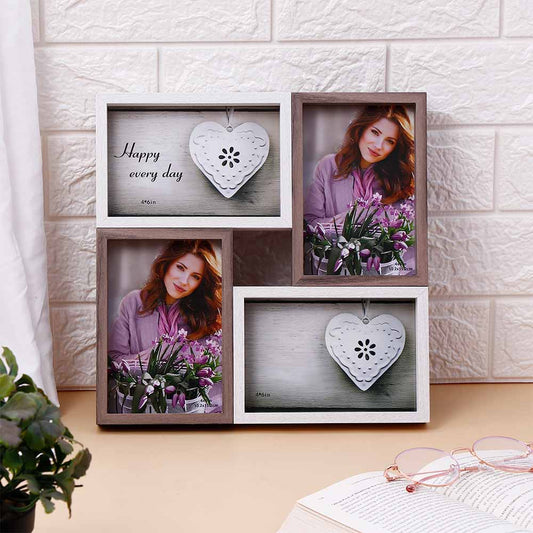 Ivory Haze Multi-Space Photo Frame