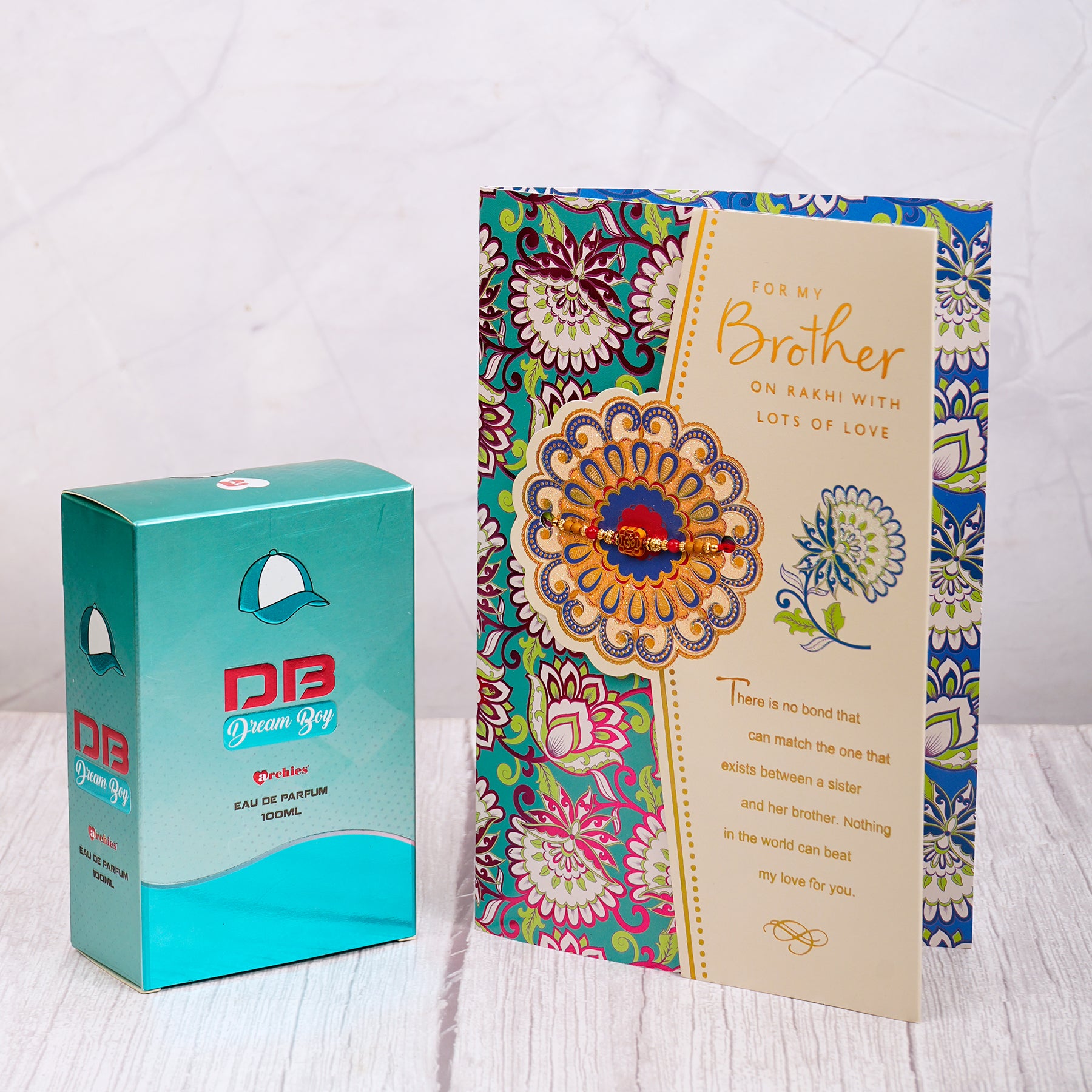Dream Boy Perfume with Brother Greeting Card