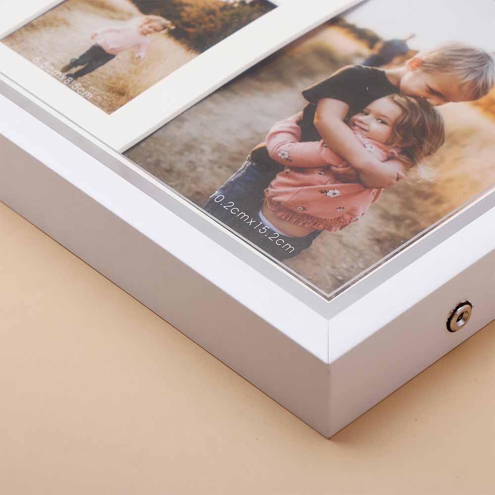 Autums Embrace Triple Space LED Photo Frame