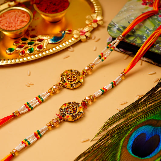 Premium OM Rakhi Pack of 2