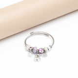 Teddy Charms Silver Bracelet