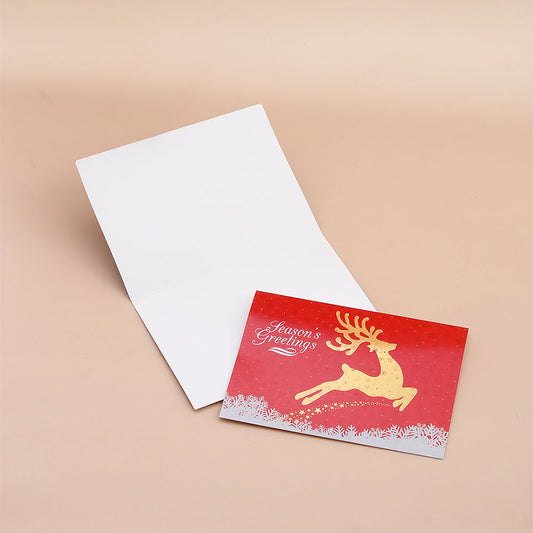 Pack Of 10 Christmas Seasons Greeting Card