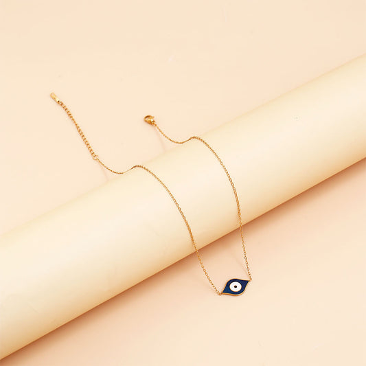 Evil Eye Golden Chain Pendant
