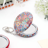 Textile Printed Compact Mirror
