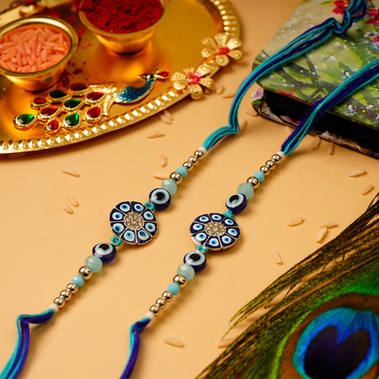 Sacred Evil Eye Premium Rakhi Pack of 2