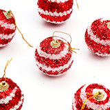Red Candy Chirstmas Tree Balls