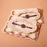 Beautiful Rakhi with Ferrero Rocher Gift Box