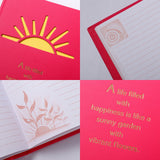 Rays of Sun Quoted Notebook