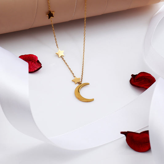 Luna Stella Golden Chain Pendant