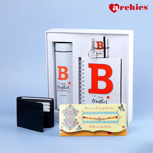 Beloved Brother Gift Set with Rakhi Mailer