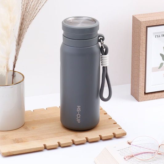 Grey Steel Sipper Bottle