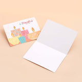 Minimalist Diwali Seasons Greeting Card Pack Of 10