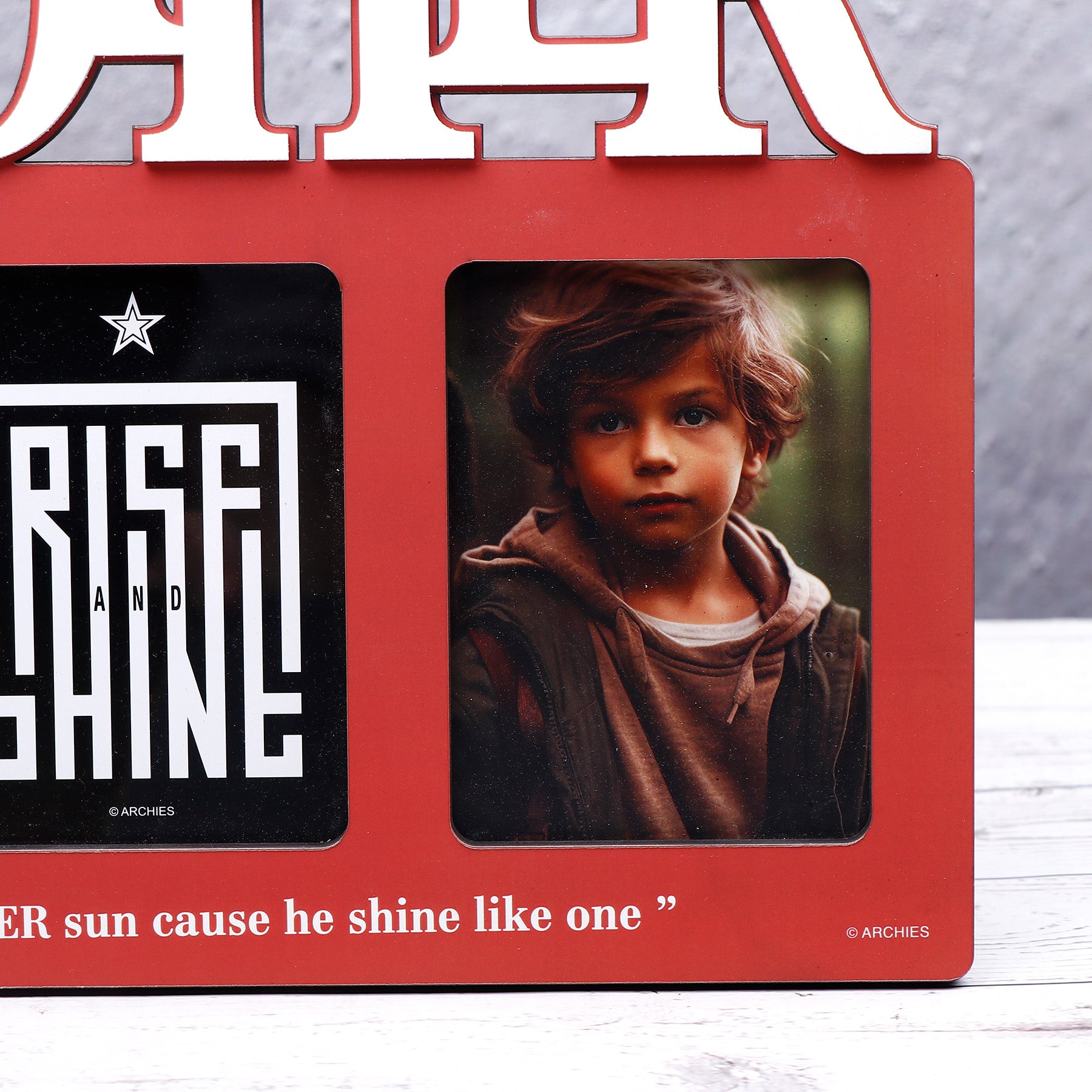 Brother Quoted Wooden Photo Frame