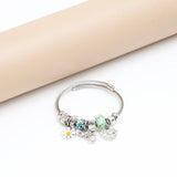 Daisy Love Charms Silver Bracelet