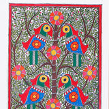 Pack Of 10 Birds on Branches Seasons Greeting Card